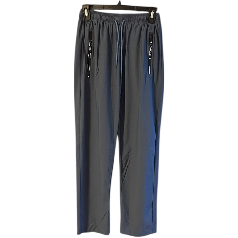 Stretch Active smoky blue ultra stretch quick drying poly spandex pants Sz S
